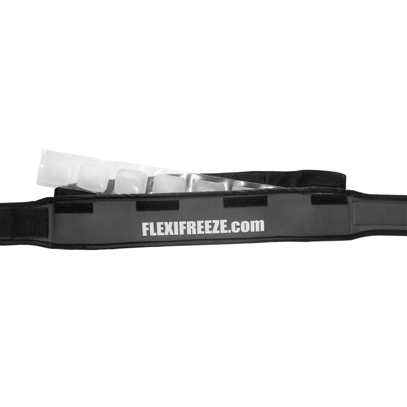 FlexiFreeze Cooling Collar - Neck Cooling Ice Wrap, Charcoal - Image 4